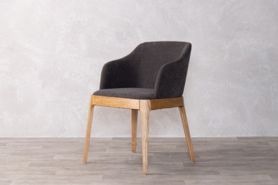 calais carver chair dark grey 
